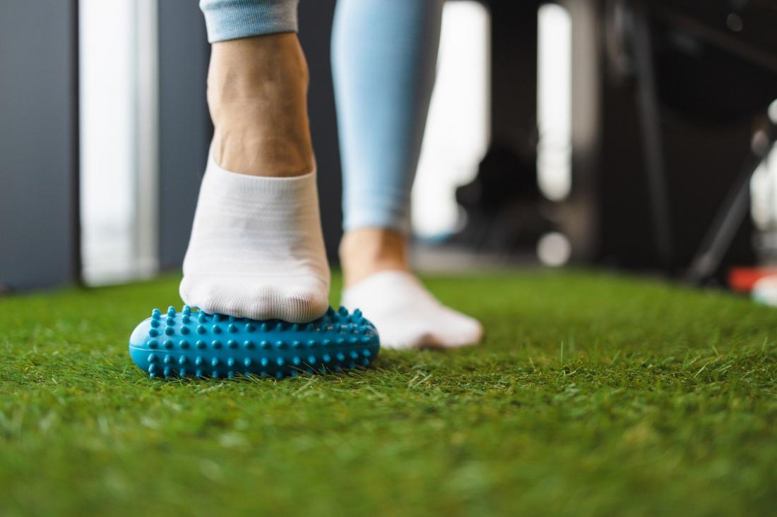Fisioterapia deportiva con rodillo